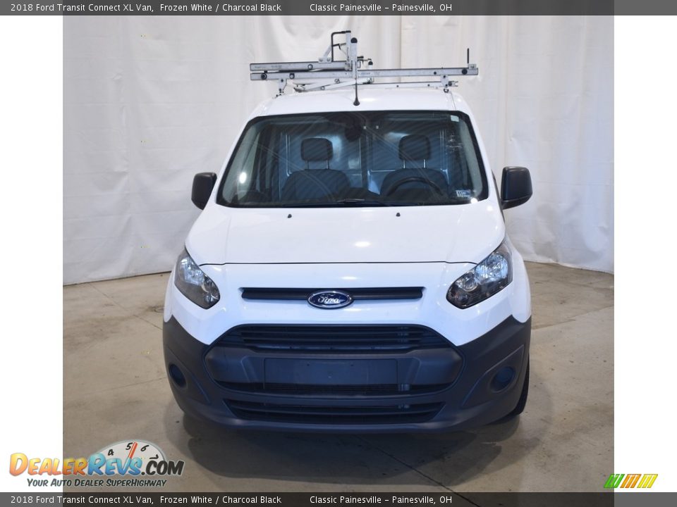 2018 Ford Transit Connect XL Van Frozen White / Charcoal Black Photo #4