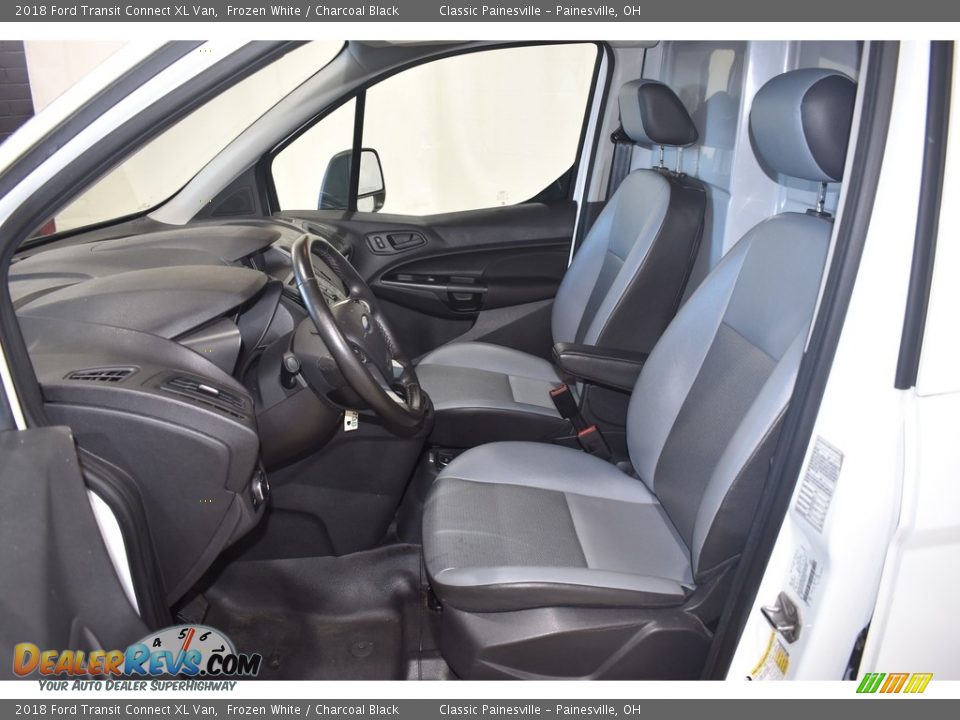 2018 Ford Transit Connect XL Van Frozen White / Charcoal Black Photo #6