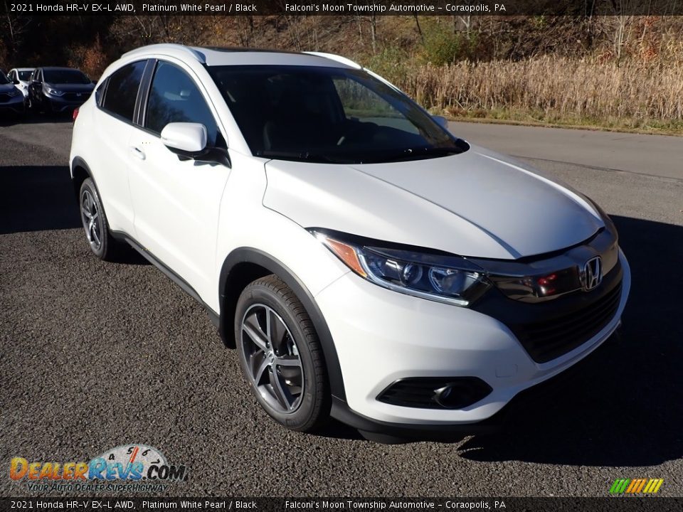 Front 3/4 View of 2021 Honda HR-V EX-L AWD Photo #6