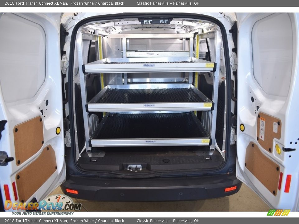 2018 Ford Transit Connect XL Van Frozen White / Charcoal Black Photo #7