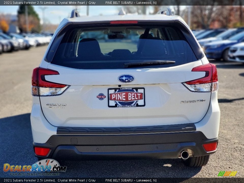 2021 Subaru Forester 2.5i Limited Crystal White Pearl / Gray Photo #7