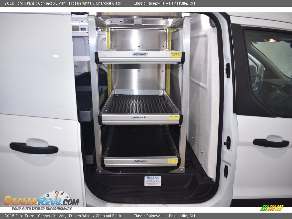 2018 Ford Transit Connect XL Van Frozen White / Charcoal Black Photo #8