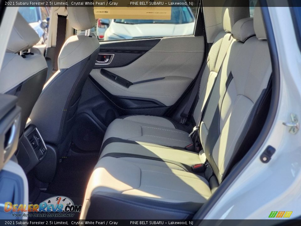 2021 Subaru Forester 2.5i Limited Crystal White Pearl / Gray Photo #9