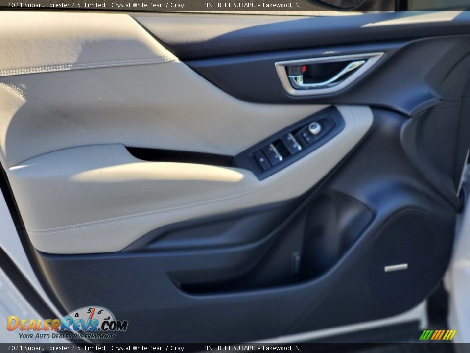 2021 Subaru Forester 2.5i Limited Crystal White Pearl / Gray Photo #12