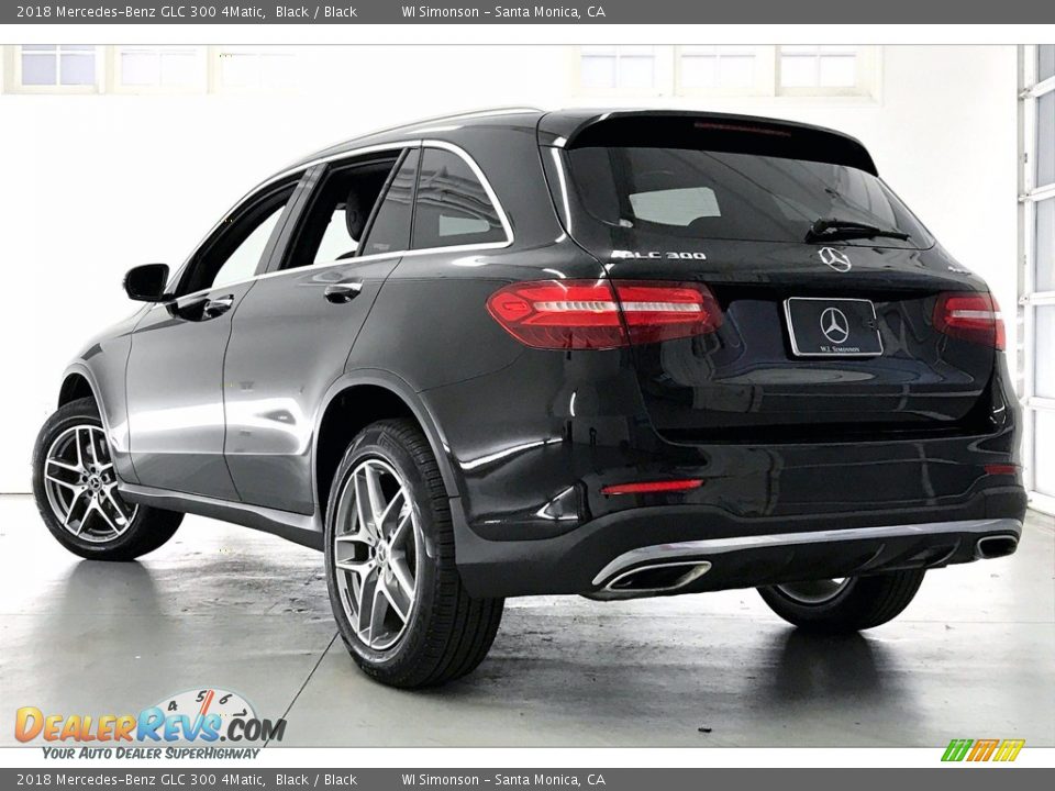 2018 Mercedes-Benz GLC 300 4Matic Black / Black Photo #10