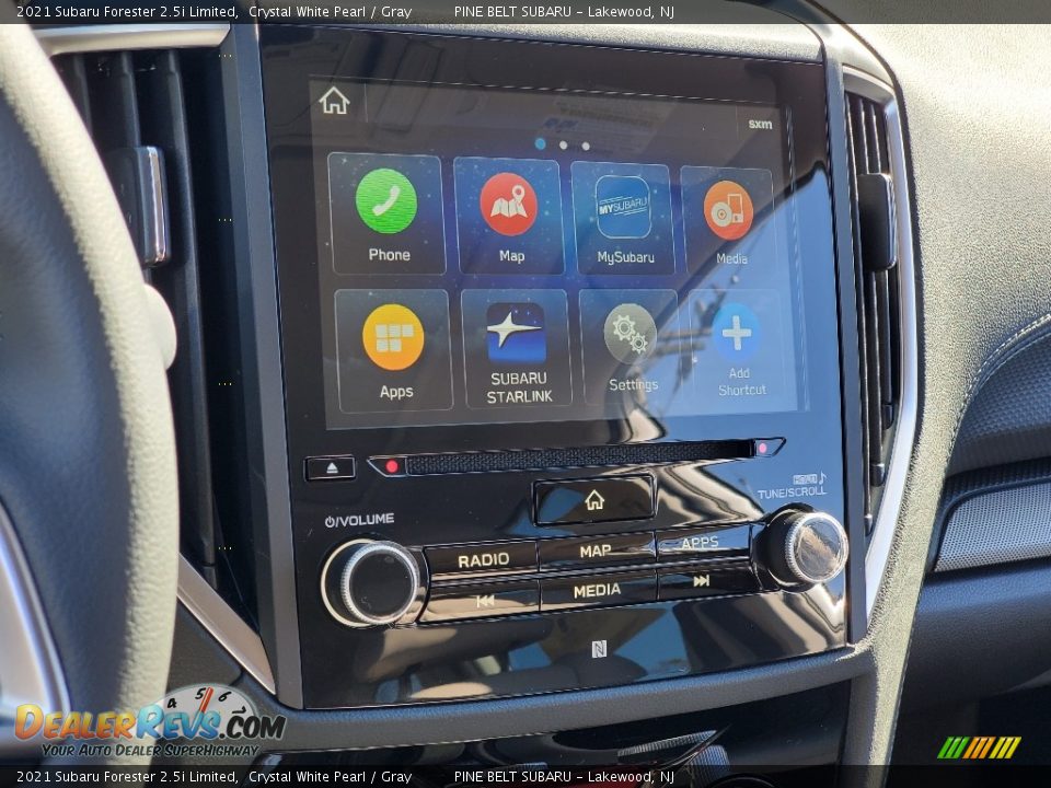 2021 Subaru Forester 2.5i Limited Crystal White Pearl / Gray Photo #14