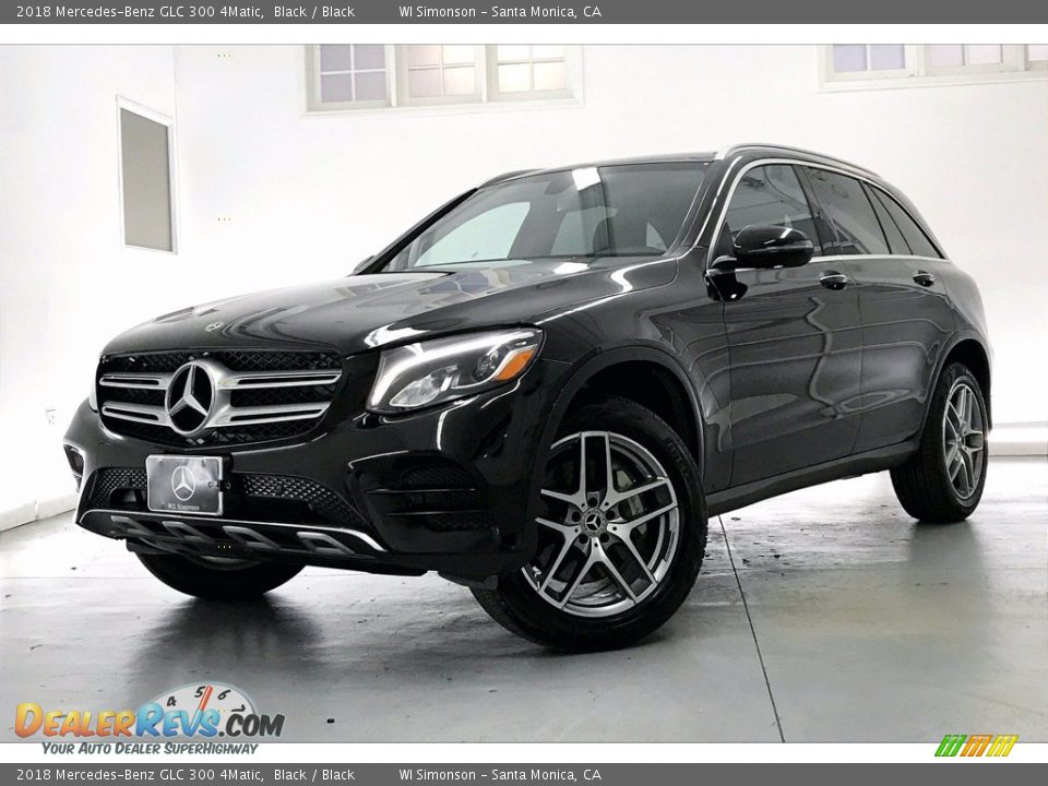 2018 Mercedes-Benz GLC 300 4Matic Black / Black Photo #12