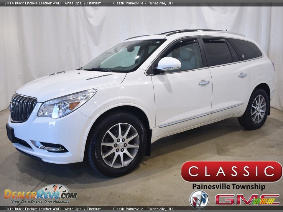 2014 Buick Enclave Leather AWD White Opal / Titanium Photo #1