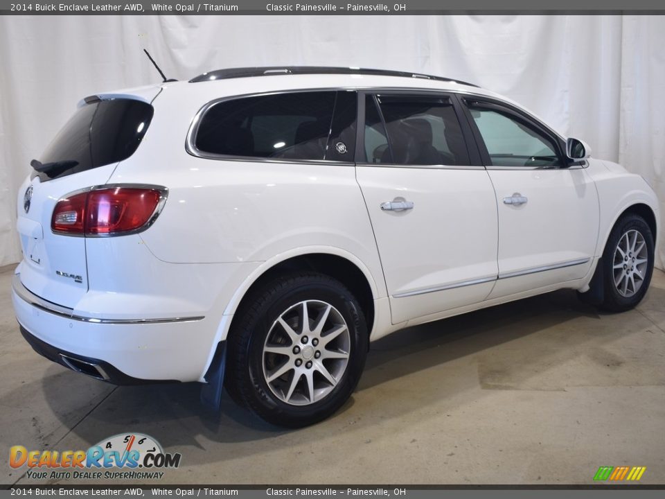 2014 Buick Enclave Leather AWD White Opal / Titanium Photo #2