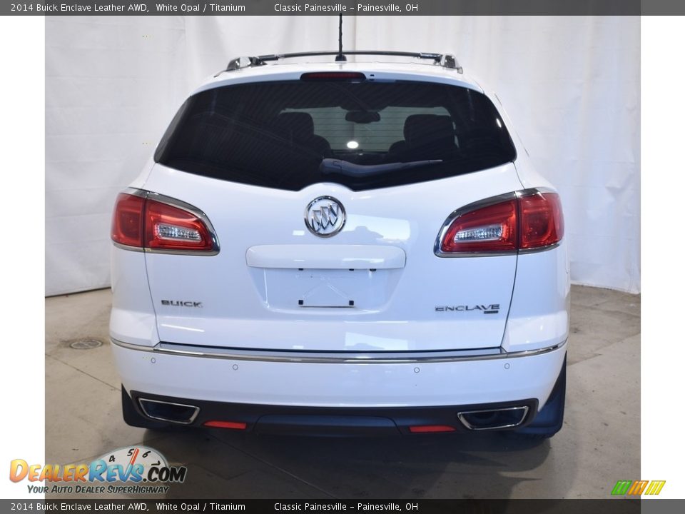 2014 Buick Enclave Leather AWD White Opal / Titanium Photo #3