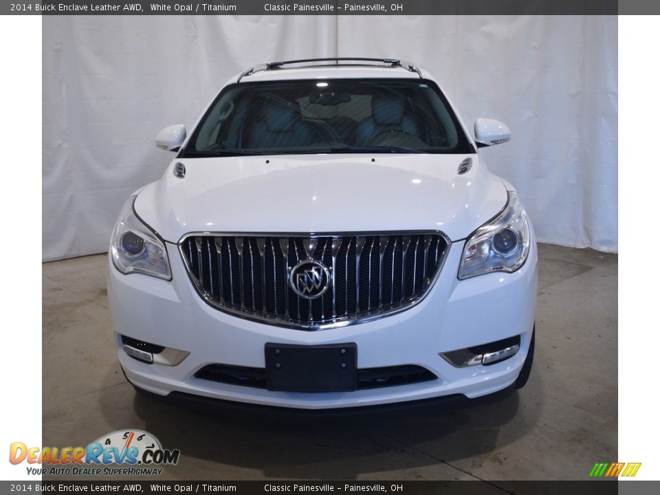 2014 Buick Enclave Leather AWD White Opal / Titanium Photo #4