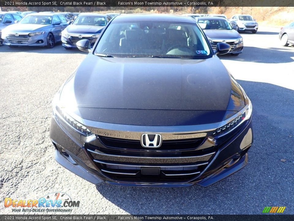 2021 Honda Accord Sport SE Crystal Black Pearl / Black Photo #7