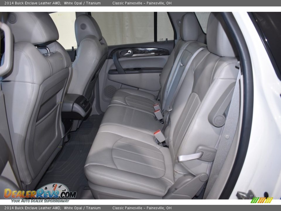 2014 Buick Enclave Leather AWD White Opal / Titanium Photo #9