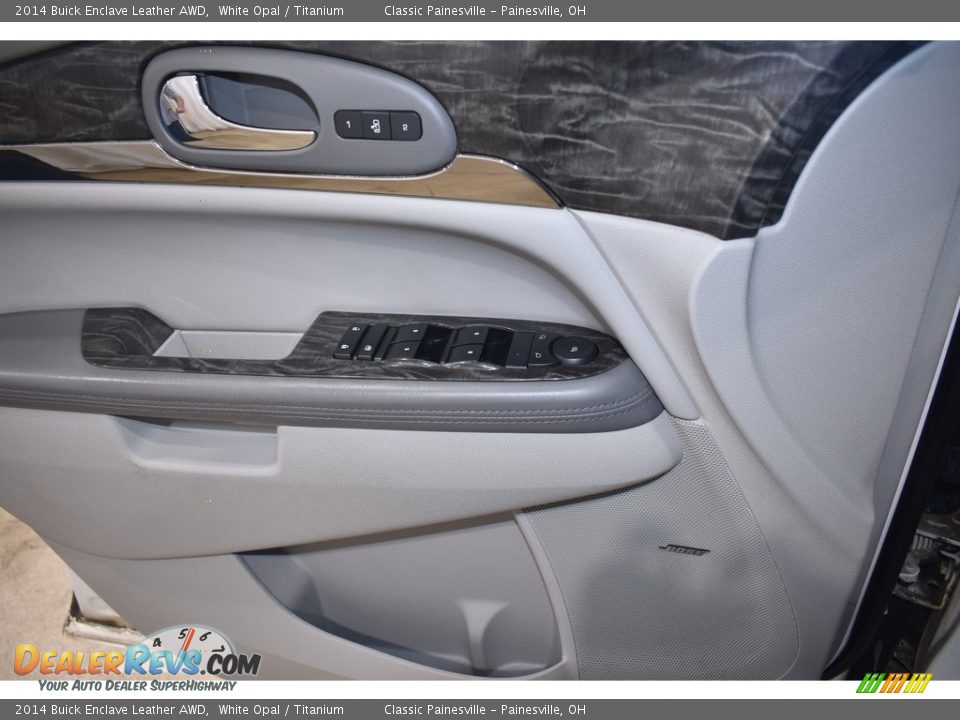2014 Buick Enclave Leather AWD White Opal / Titanium Photo #13