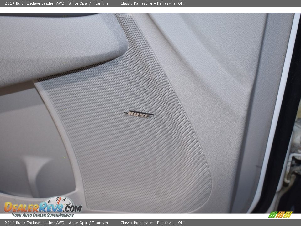 2014 Buick Enclave Leather AWD White Opal / Titanium Photo #14