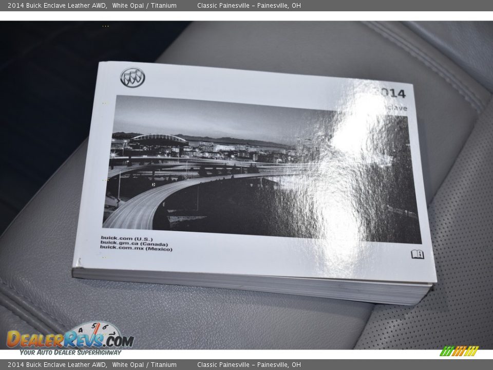 2014 Buick Enclave Leather AWD White Opal / Titanium Photo #20