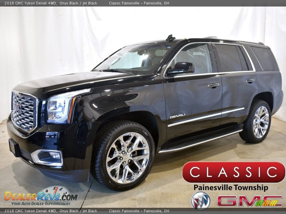 2018 GMC Yukon Denali 4WD Onyx Black / Jet Black Photo #1