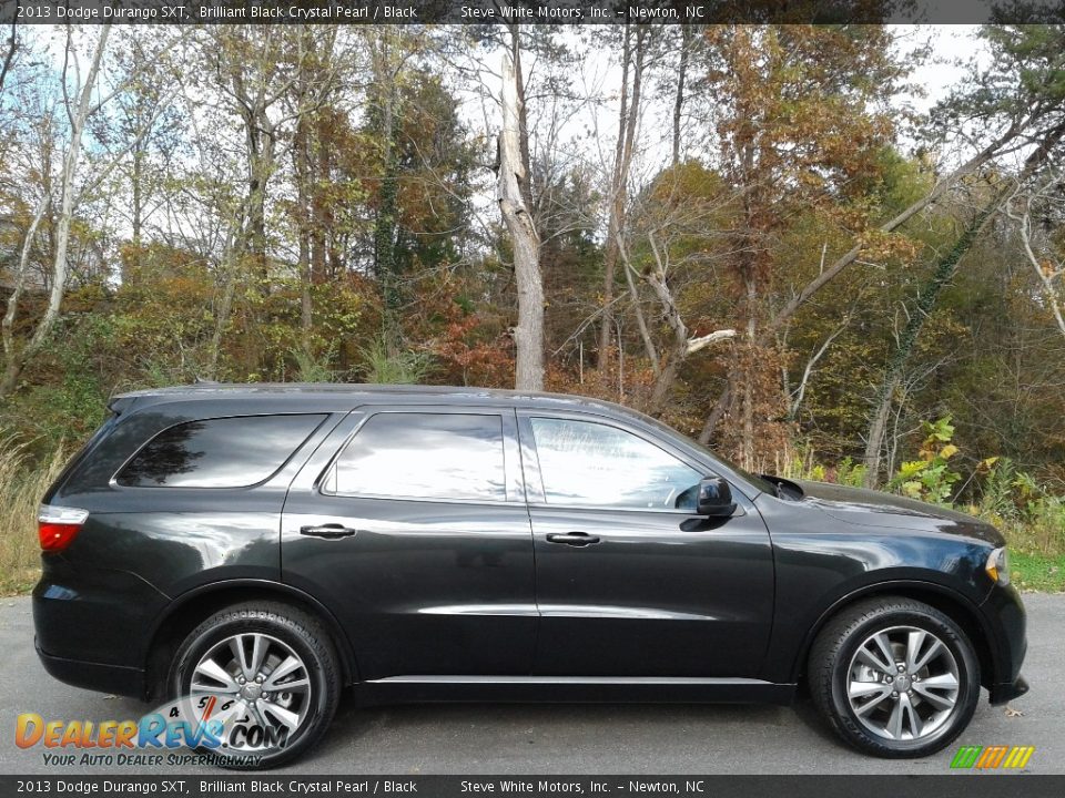 2013 Dodge Durango SXT Brilliant Black Crystal Pearl / Black Photo #6