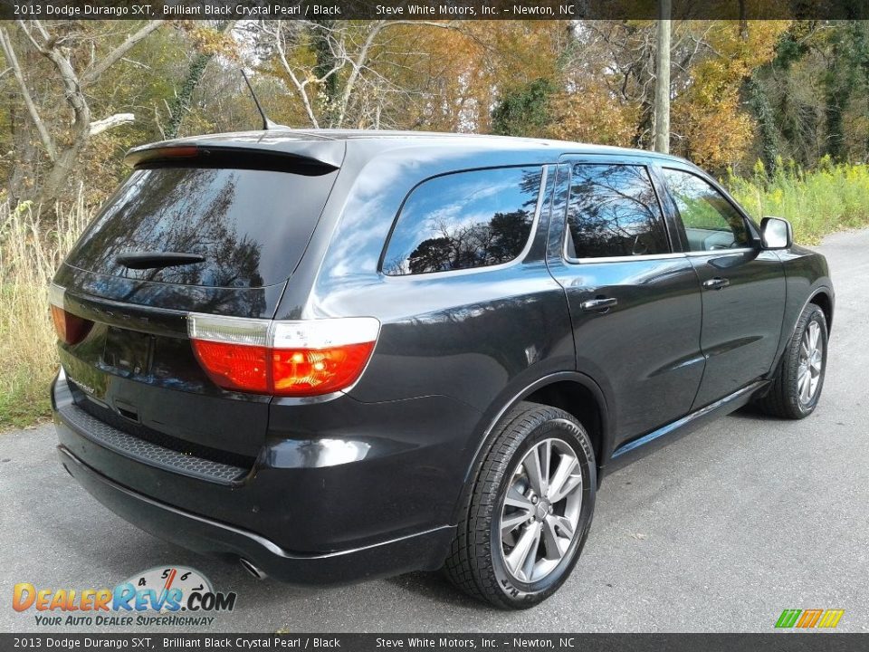 2013 Dodge Durango SXT Brilliant Black Crystal Pearl / Black Photo #7