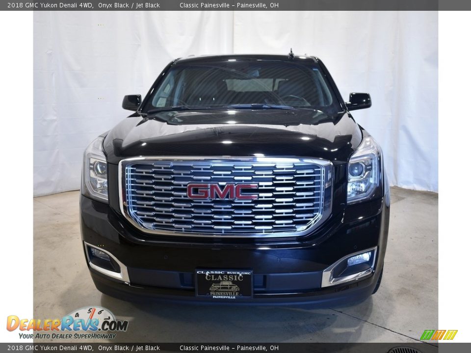 2018 GMC Yukon Denali 4WD Onyx Black / Jet Black Photo #4