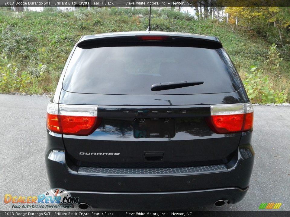 2013 Dodge Durango SXT Brilliant Black Crystal Pearl / Black Photo #8