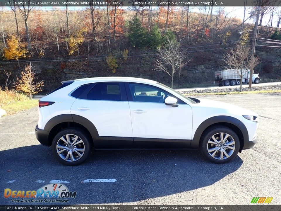 2021 Mazda CX-30 Select AWD Snowflake White Pearl Mica / Black Photo #1