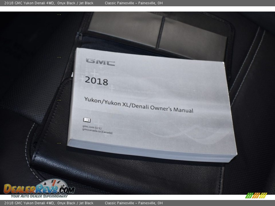 2018 GMC Yukon Denali 4WD Onyx Black / Jet Black Photo #25