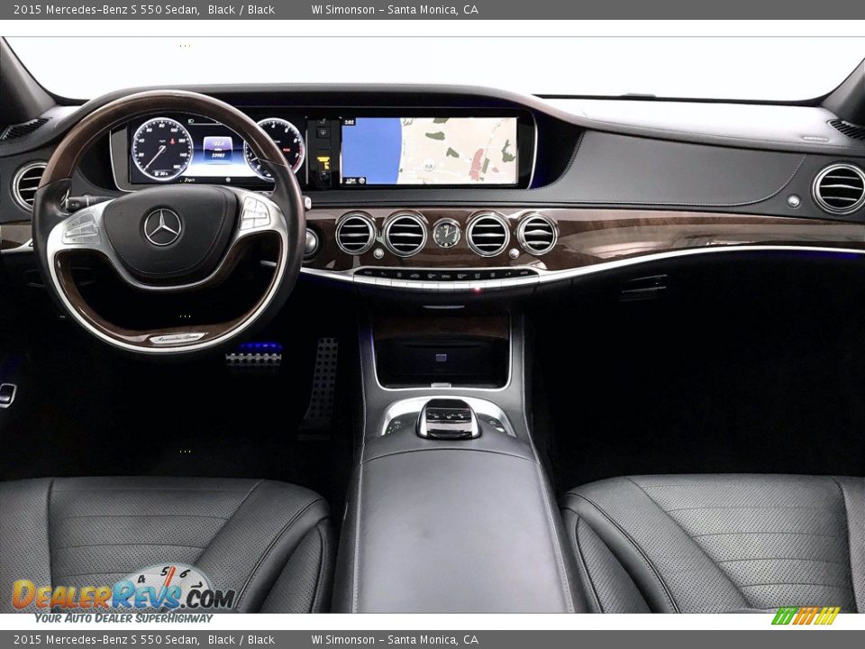 2015 Mercedes-Benz S 550 Sedan Black / Black Photo #15