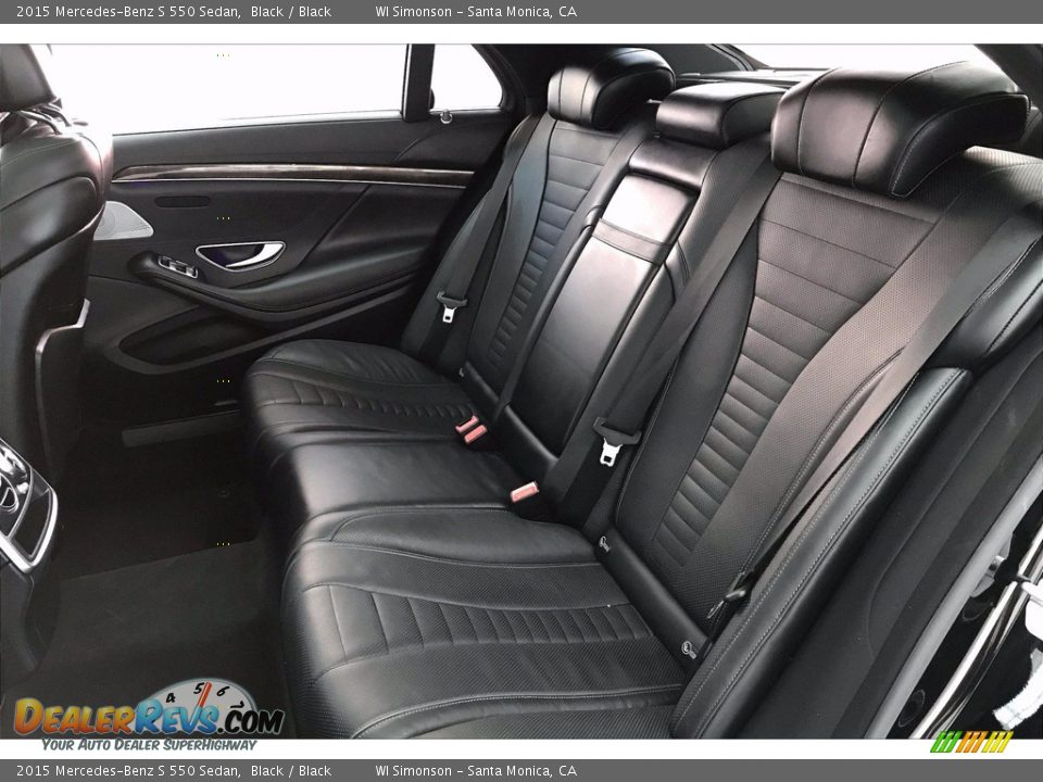 2015 Mercedes-Benz S 550 Sedan Black / Black Photo #20