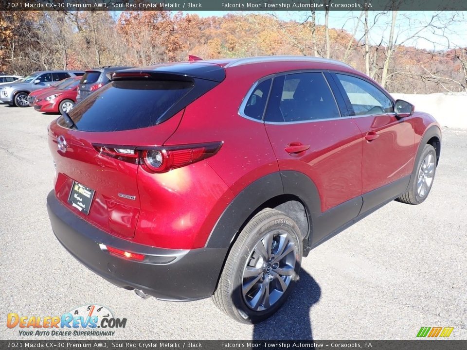 2021 Mazda CX-30 Premium AWD Soul Red Crystal Metallic / Black Photo #2