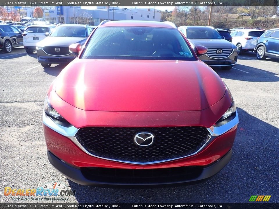 2021 Mazda CX-30 Premium AWD Soul Red Crystal Metallic / Black Photo #4