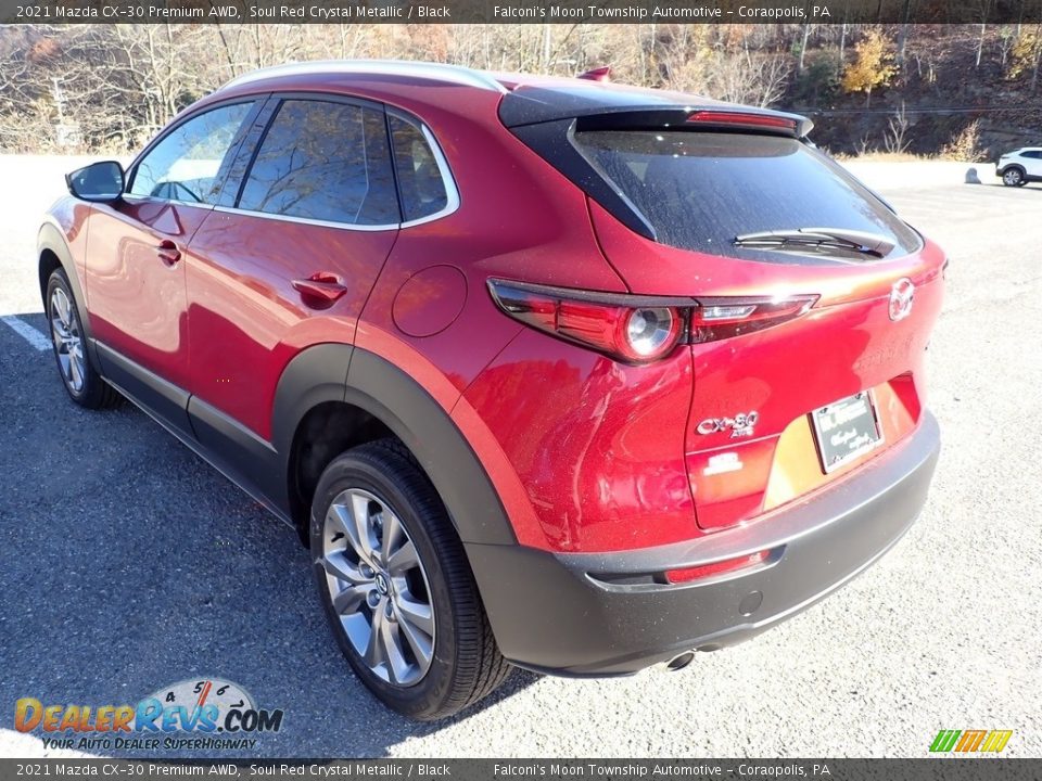 2021 Mazda CX-30 Premium AWD Soul Red Crystal Metallic / Black Photo #6