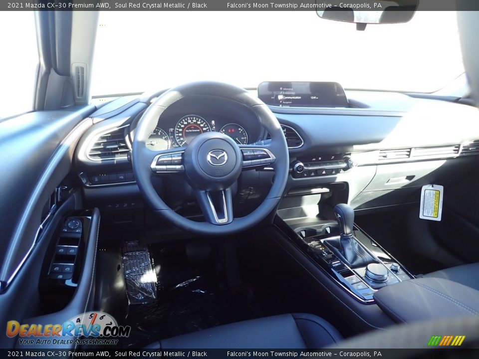 2021 Mazda CX-30 Premium AWD Soul Red Crystal Metallic / Black Photo #9