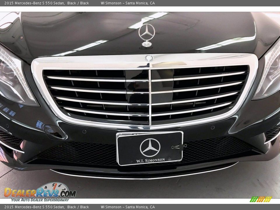 2015 Mercedes-Benz S 550 Sedan Black / Black Photo #30