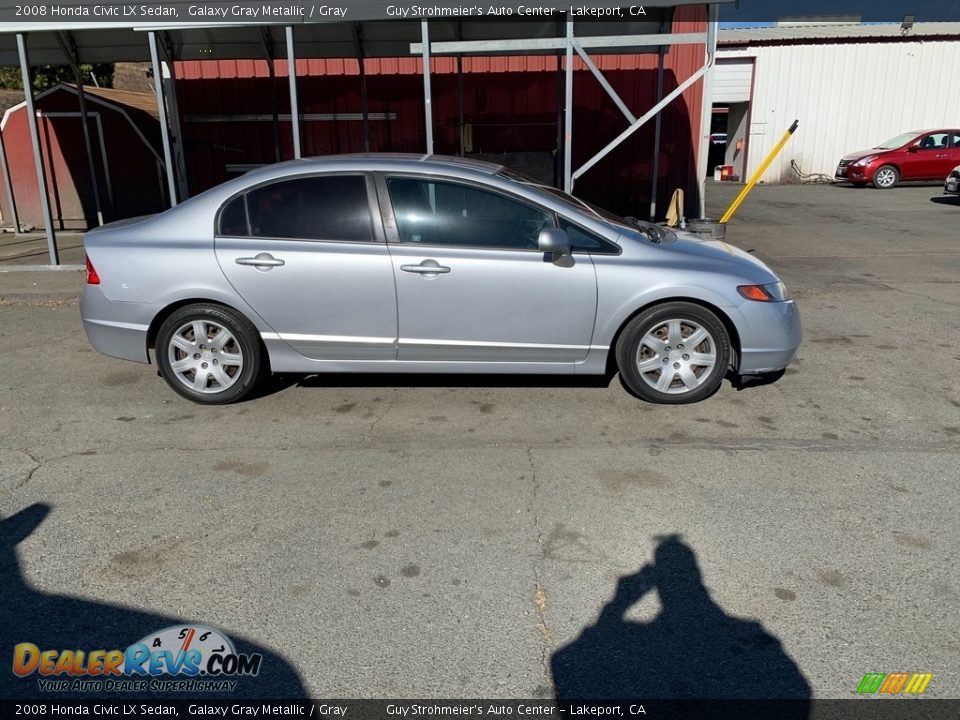 2008 Honda Civic LX Sedan Galaxy Gray Metallic / Gray Photo #2