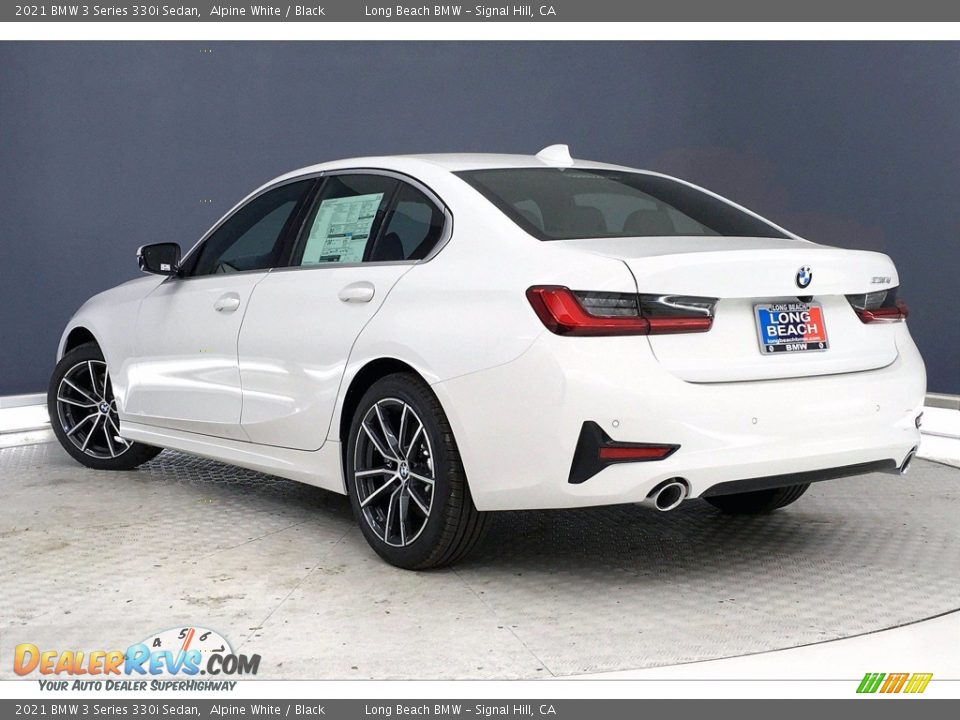 2021 BMW 3 Series 330i Sedan Alpine White / Black Photo #3