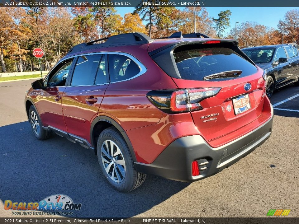 2021 Subaru Outback 2.5i Premium Crimson Red Pearl / Slate Black Photo #6