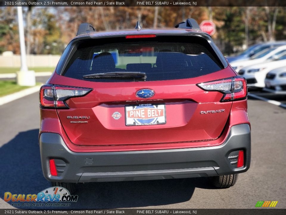 2021 Subaru Outback 2.5i Premium Crimson Red Pearl / Slate Black Photo #7