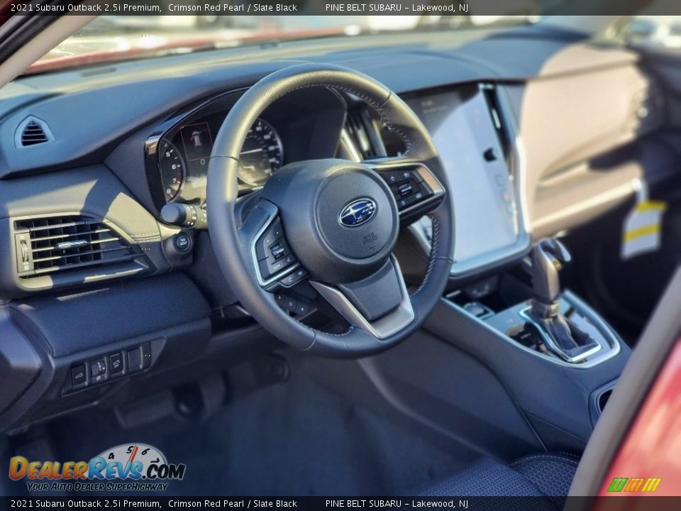 2021 Subaru Outback 2.5i Premium Crimson Red Pearl / Slate Black Photo #10