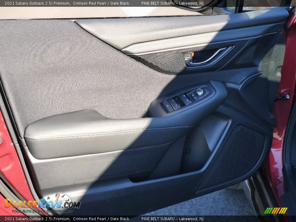 2021 Subaru Outback 2.5i Premium Crimson Red Pearl / Slate Black Photo #12