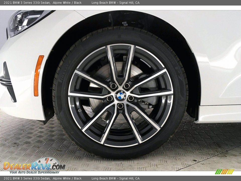 2021 BMW 3 Series 330i Sedan Alpine White / Black Photo #12