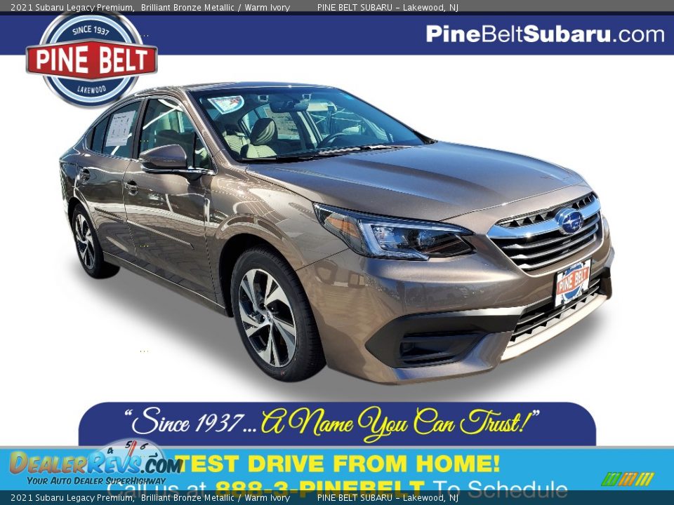 2021 Subaru Legacy Premium Brilliant Bronze Metallic / Warm Ivory Photo #1
