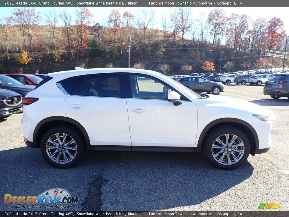 2021 Mazda CX-5 Grand Touring AWD Snowflake White Pearl Mica / Black Photo #1