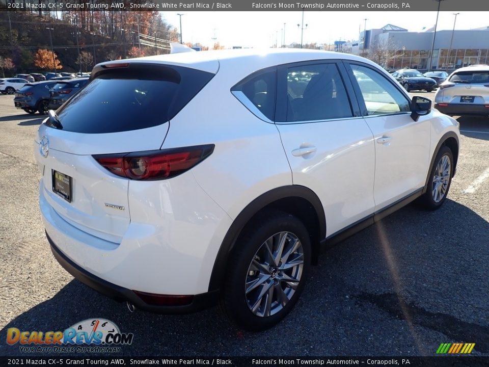 2021 Mazda CX-5 Grand Touring AWD Snowflake White Pearl Mica / Black Photo #2