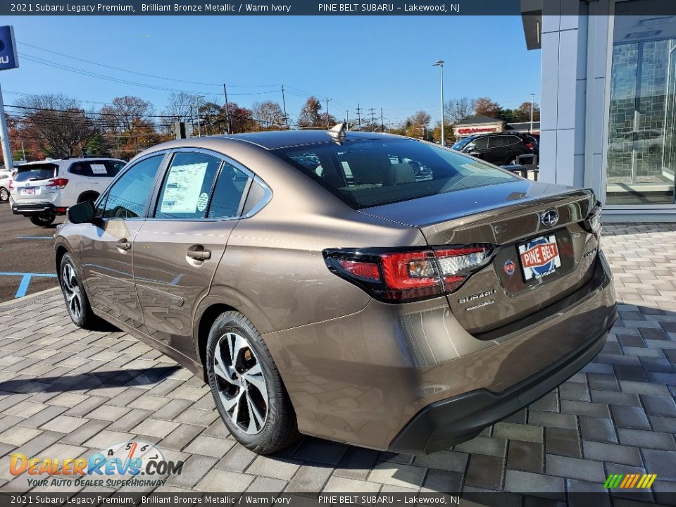 2021 Subaru Legacy Premium Brilliant Bronze Metallic / Warm Ivory Photo #4