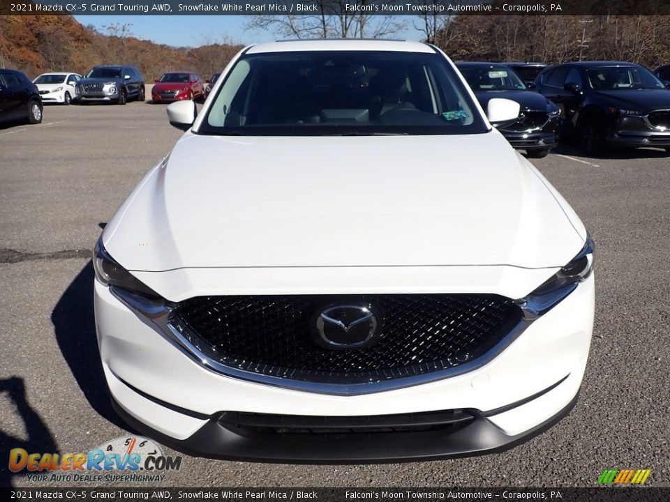 2021 Mazda CX-5 Grand Touring AWD Snowflake White Pearl Mica / Black Photo #4