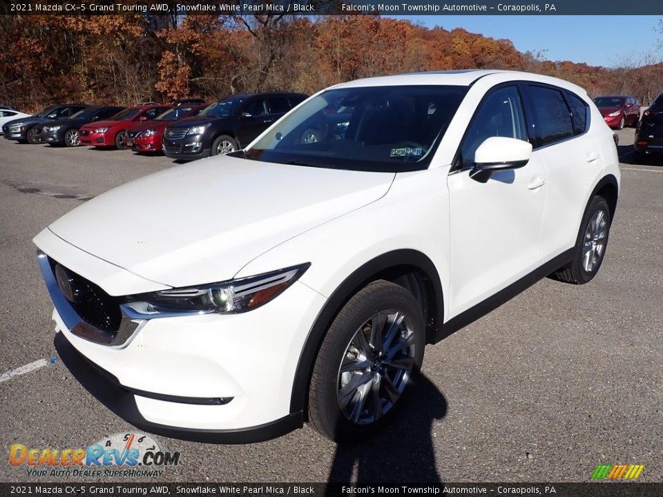 2021 Mazda CX-5 Grand Touring AWD Snowflake White Pearl Mica / Black Photo #5