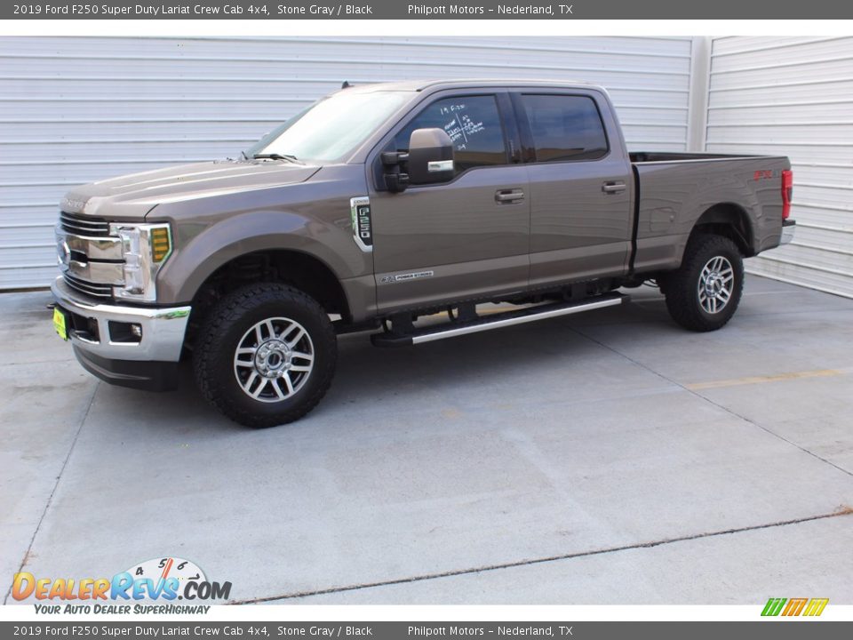 2019 Ford F250 Super Duty Lariat Crew Cab 4x4 Stone Gray / Black Photo #5