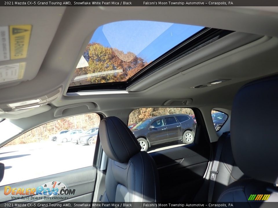 2021 Mazda CX-5 Grand Touring AWD Snowflake White Pearl Mica / Black Photo #13