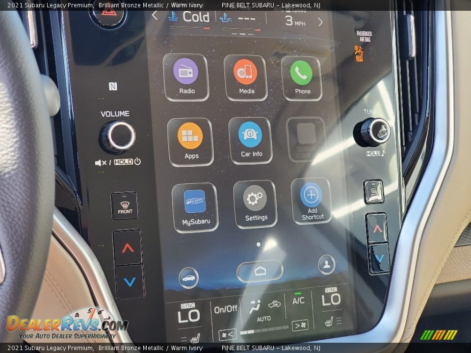 2021 Subaru Legacy Premium Brilliant Bronze Metallic / Warm Ivory Photo #14